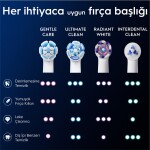 Oral-B iO Gentle Care Beyaz Diş Fırçası Yedek Başlığı 4 Adet Yumuşak Kıllarla Hassas Temizlik