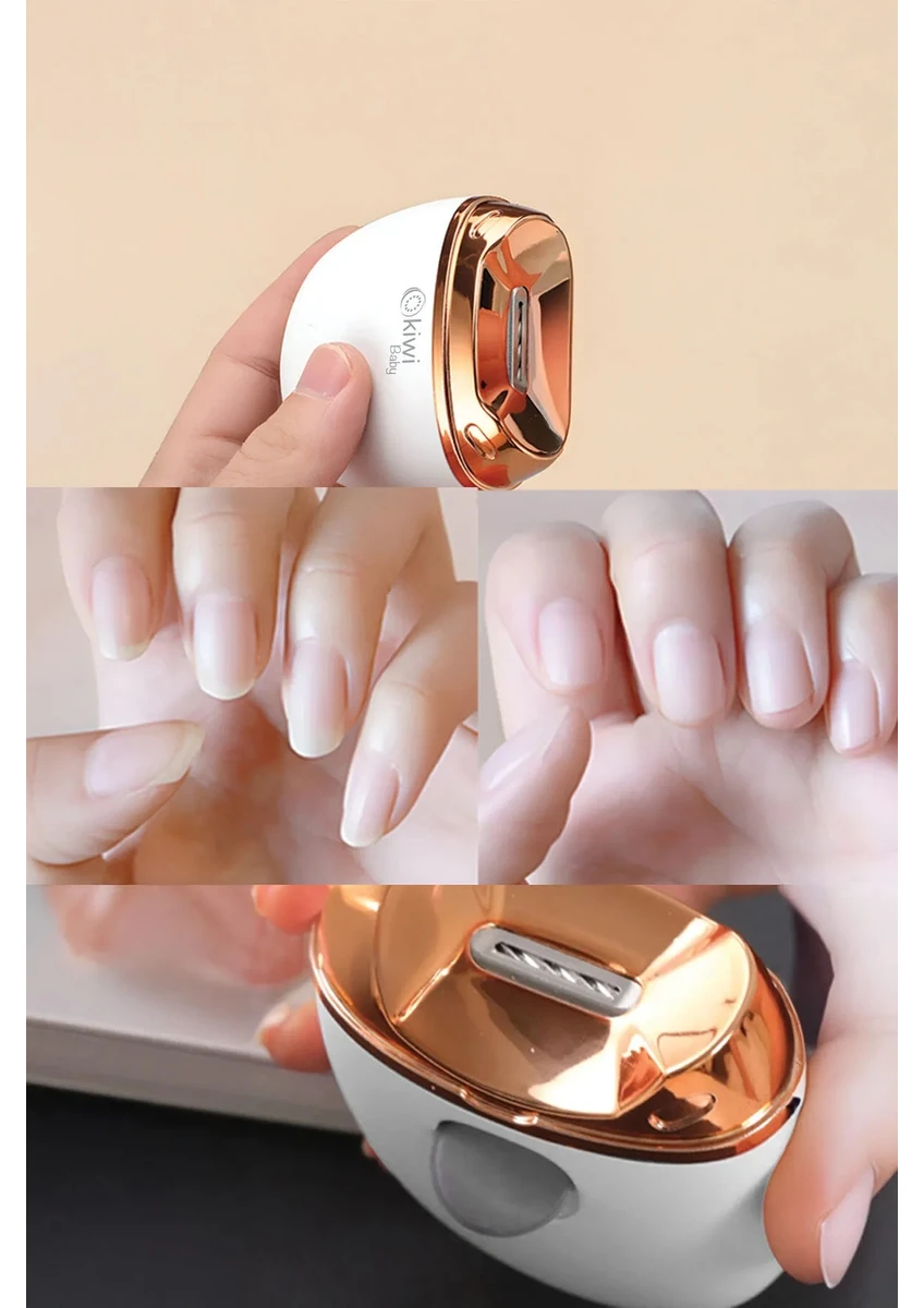 Kiwi Baby Kbaby-41 Şarjlı Tırnak Kesme Makinesi Tırnak Makası Akıllı Manikür Makinesi