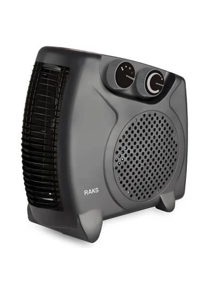 Raks Pf 20 Black 2000 W Elektrikli Fanlı Isıtıcı İç Mekan Kullanımı için Modern Ergonomik Tasarım