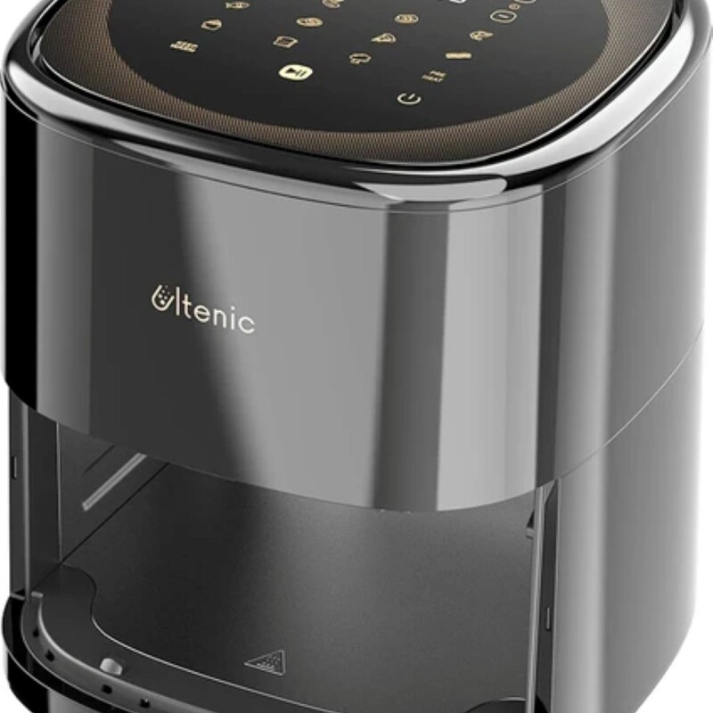 Ultenic K10 Sıcak Hava Fritözü, Ultenic Yağsız Fritöz, 5l Hava Fritözü Dokunmatik LED Ekran